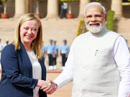 PM Modi In G7 Summit: 01 साल में पांचवीं बार हुई PM MODI और GIORGUA MELONI की मुलाकात, देखें तस्वीरों में... 11111