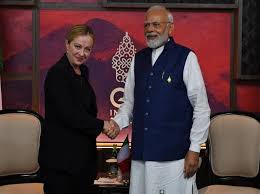 PM Modi In G7 Summit: 01 साल में पांचवीं बार हुई PM MODI और GIORGUA MELONI की मुलाकात, देखें तस्वीरों में... 4