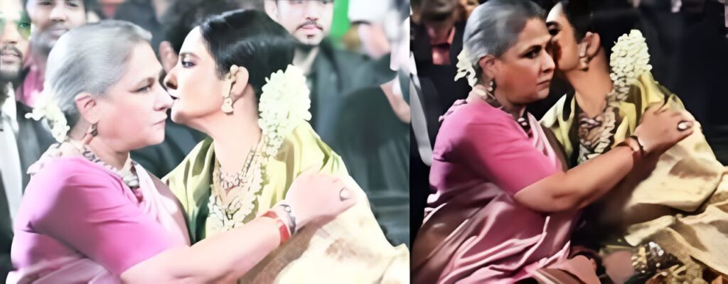 Rekha-Jaya Bachchan Hug : अमिताभ बच्चन को अवॉर्ड मिलने पर कुछ ज्यादा खुश हो गयी थी रेखा, कसकर जया बच्चन को लगा लिया था गले