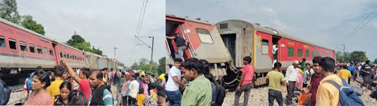 UP Train Accident: यूपी के गोंडा में बड़ा रेल हादसा, चंडीगढ़ एक्सप्रेस के कई डिब्बे पटरी से उतरे, 04 लोगों की मौत, रेस्क्यू जारी 1 UP Train Accident: यूपी के गोंडा में बड़ा रेल हादसा, चंडीगढ़ एक्सप्रेस के कई डिब्बे पटरी से उतरे, 04 लोगों की मौत, रेस्क्यू जारी