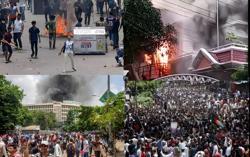 Bangladesh Protests: बांग्लादेश में आंदोलनकारियों ने पूर्व क्रिकेट कप्तान के घर को भी नहीं बख्शा, लूटपाट के बाद कर दिया आग के हवाले, देखें वीडियो 1 Bangladesh Protests: बांग्लादेश में आंदोलनकारियों ने पूर्व क्रिकेट कप्तान के घर को भी नहीं बख्शा, लूटपाट के बाद कर दिया आग के हवाले, देखें वीडियो