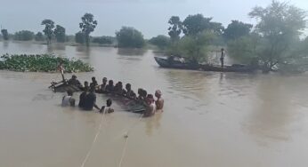 Bhagalpur Flood: बिहार के भागलपुर में 25 लोगों से भरी नाव पलटी, अफरातफरी के बीच एक बच्चा लापता