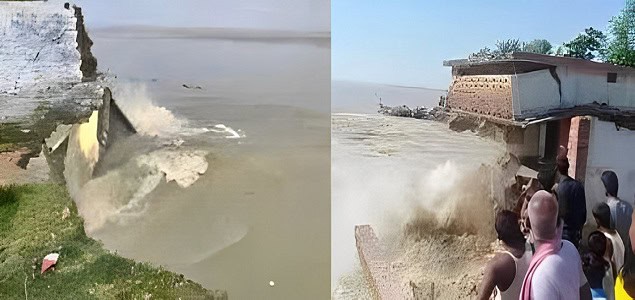 Video: भागलपुर में ऊफनाई गंगा नदी, आंखों के सामने बह गया खून-पसीने की कमाई से बना 2 मंजिला मकान 1 Video: भागलपुर में ऊफनाई गंगा नदी, आंखों के सामने बह गया खून-पसीने की कमाई से बना 2 मंजिला मकान