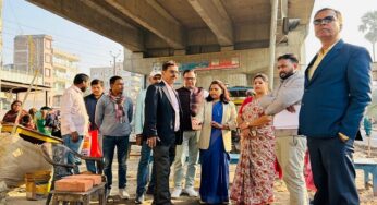 Bhagalpur News: भागलपुर में मेयर ने जीरोमाइल फ्लाईओवर ब्रिज के नीचे किया सौंदर्यीकरण कार्य का शिलान्यास