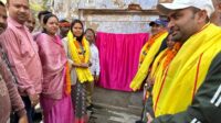 मेयर ने किया सड़क निर्माण कार्य का शिलान्यास