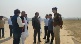 Bhagalpur News: PM नरेंद्र मोदी के कार्यक्रम की तैयारी का स्वास्थ्य मंत्री मंगल पांडेय ने लिया जायजा