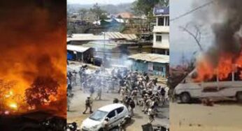 Manipur: मणिपुर में पुलिस और प्रदर्शनकारी के बीच झड़प में 1 की मौत, 25 घायल, लगा कर्फ्यू