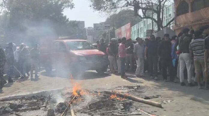 भागलपुर में आगजनी भागलपुर में आगजनी
