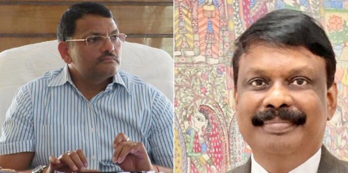 मुख्य सचिव अमृतलाल मीणा और अपर मुख्य सचिव डॉ. एस सिद्धार्थ (फाइल फोटो) मुख्य सचिव अमृतलाल मीणा और अपर मुख्य सचिव डॉ. एस सिद्धार्थ (फाइल फोटो)