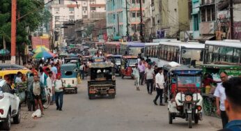 भागलपुर में ट्रैफिक की आफत; लोहिया पुल-स्टेशन चौक के बीच तीसरा अवैध स्टैंड खुला