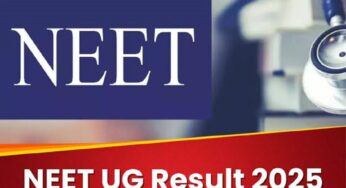 NEET UG 2025 का रिजल्ट घोषित, टॉपर लिस्ट और स्कोरकार्ड देखने के लिए यहां करें क्लिक