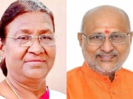 Draupadi Murmu and CP Radhakrishnan